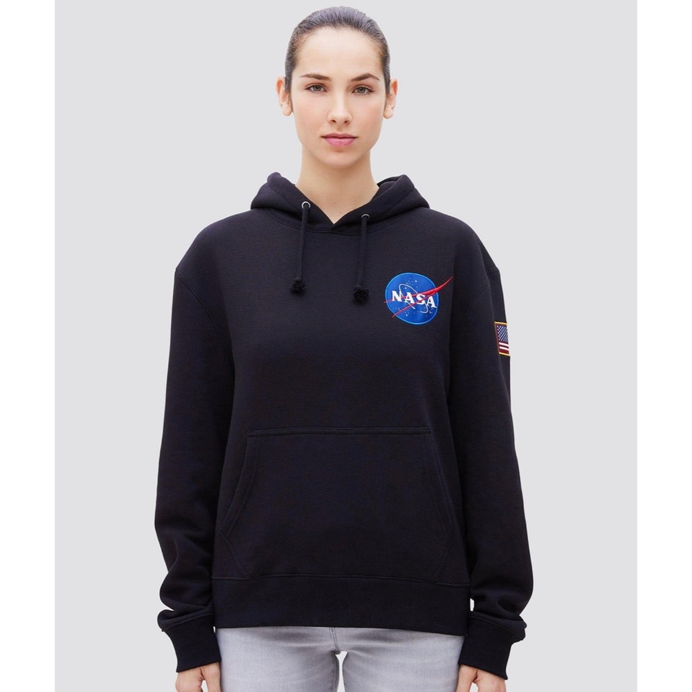 ALPHA INDUSTRIES NASA SPACE SHUTTLE HOODIE - Picture 7 of 12